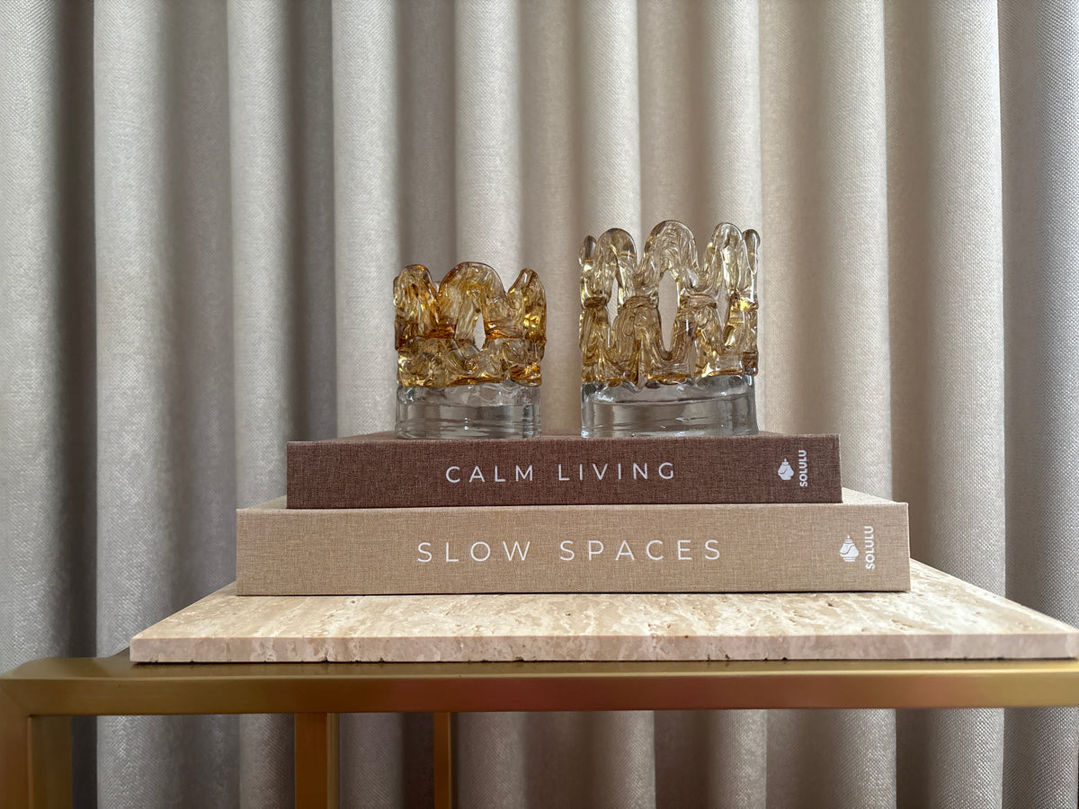 Koffietafel boeken set van 2 Linnen.