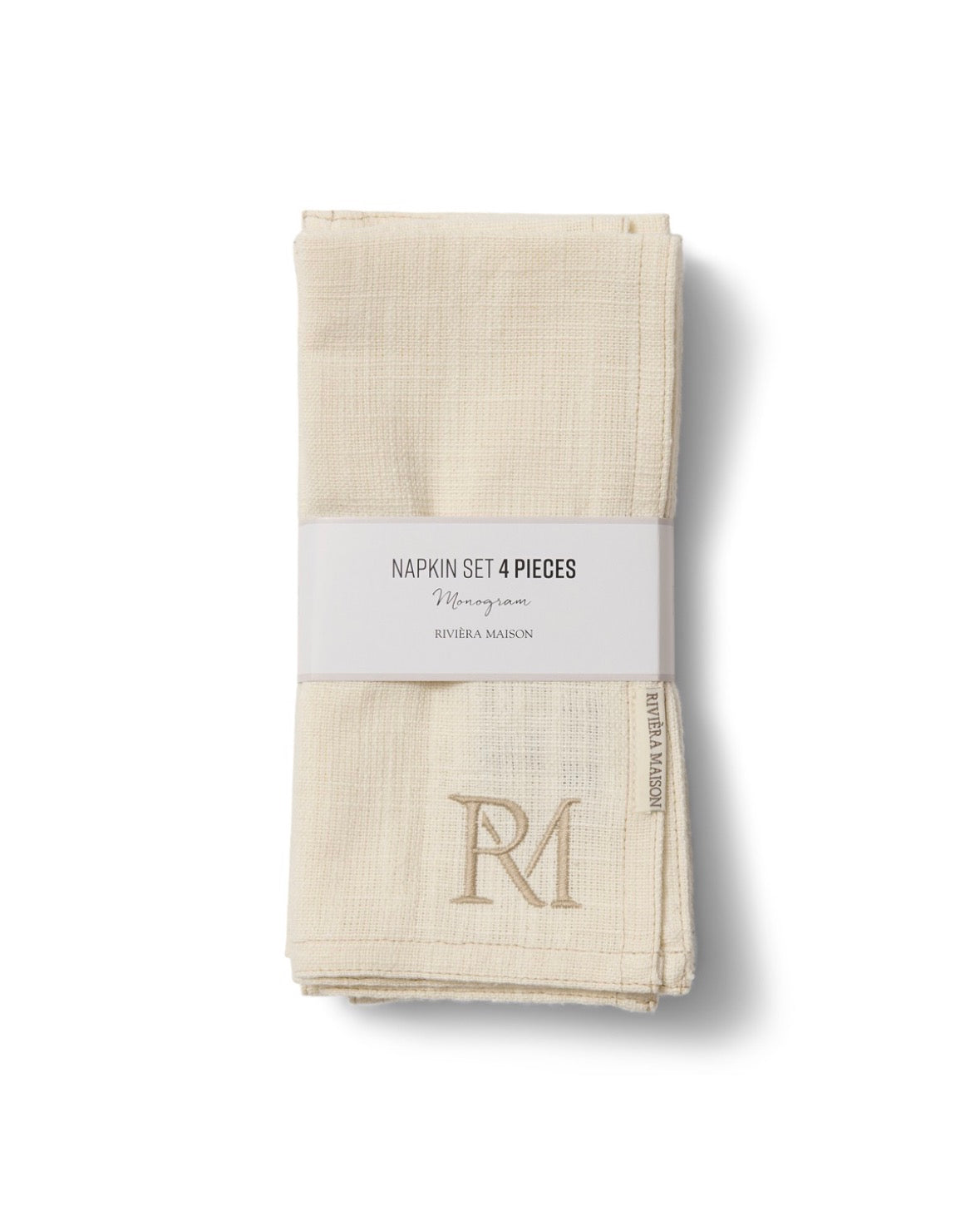 RM Monogram Napkin 4 Pieces verzending eind oktober 2026
