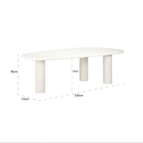 Richmond Eettafel Bloomstone 230 cm – Luxe Marmerlook & Massief Design