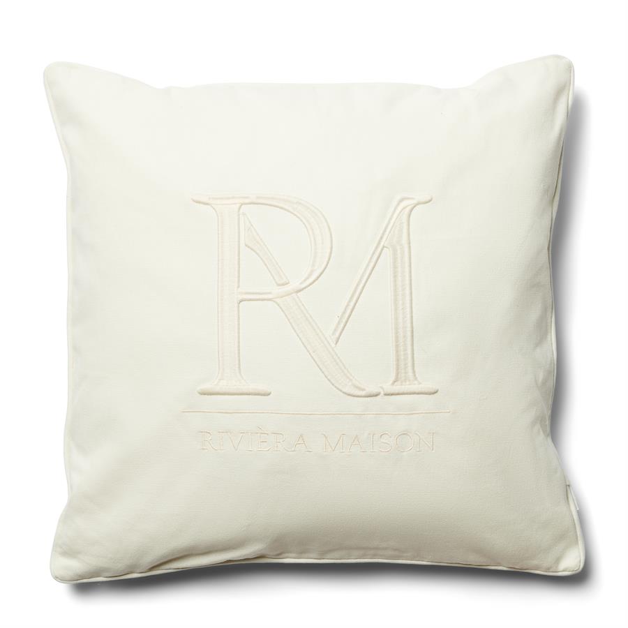 RM Velvet Monogram Pillow