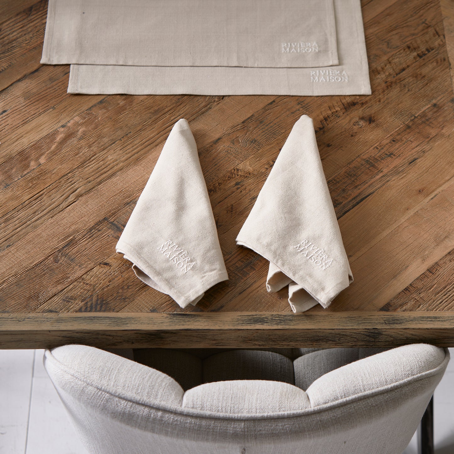 RM servetten Flax, set van 2 stuks.