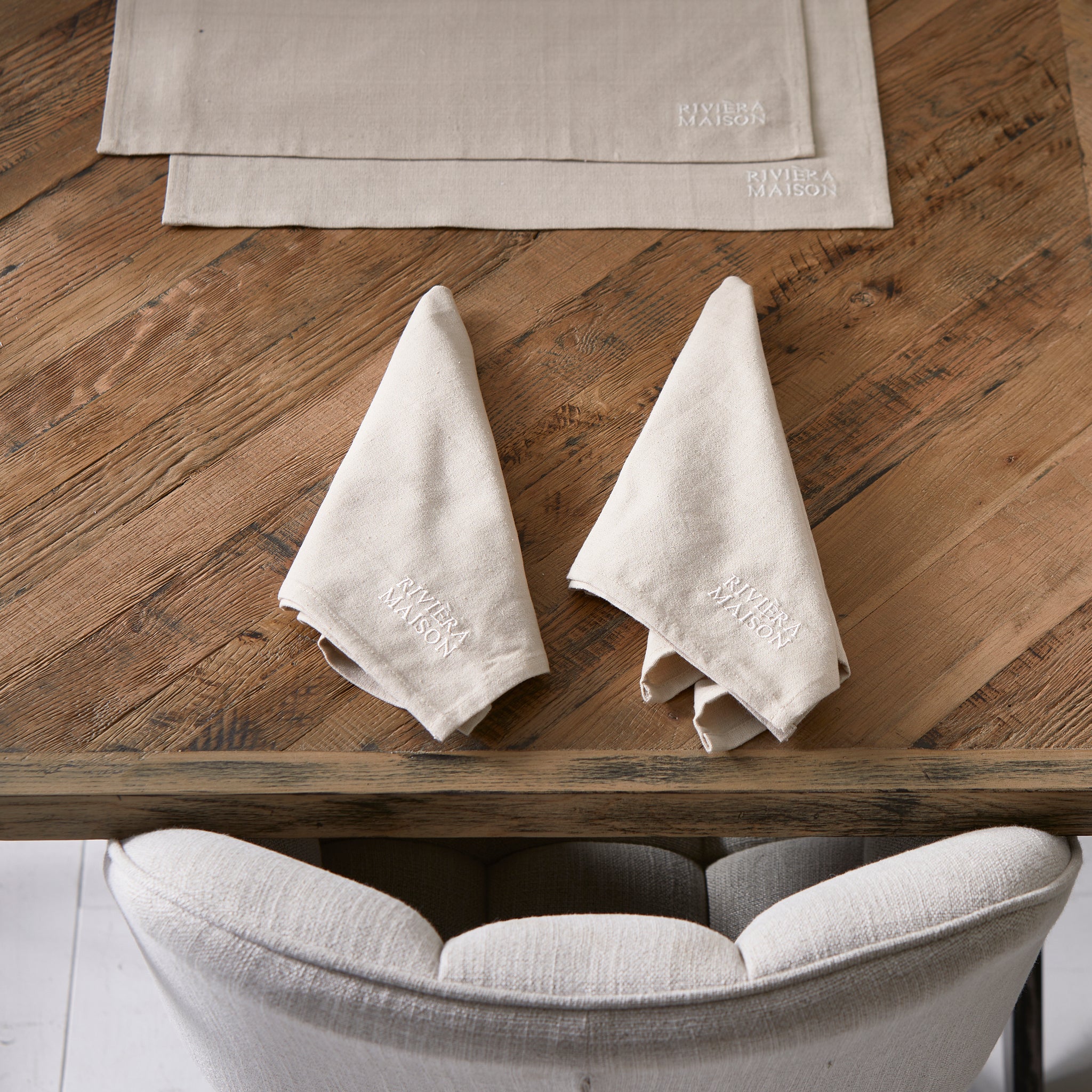 RM servetten Flax, set van 2 stuks.