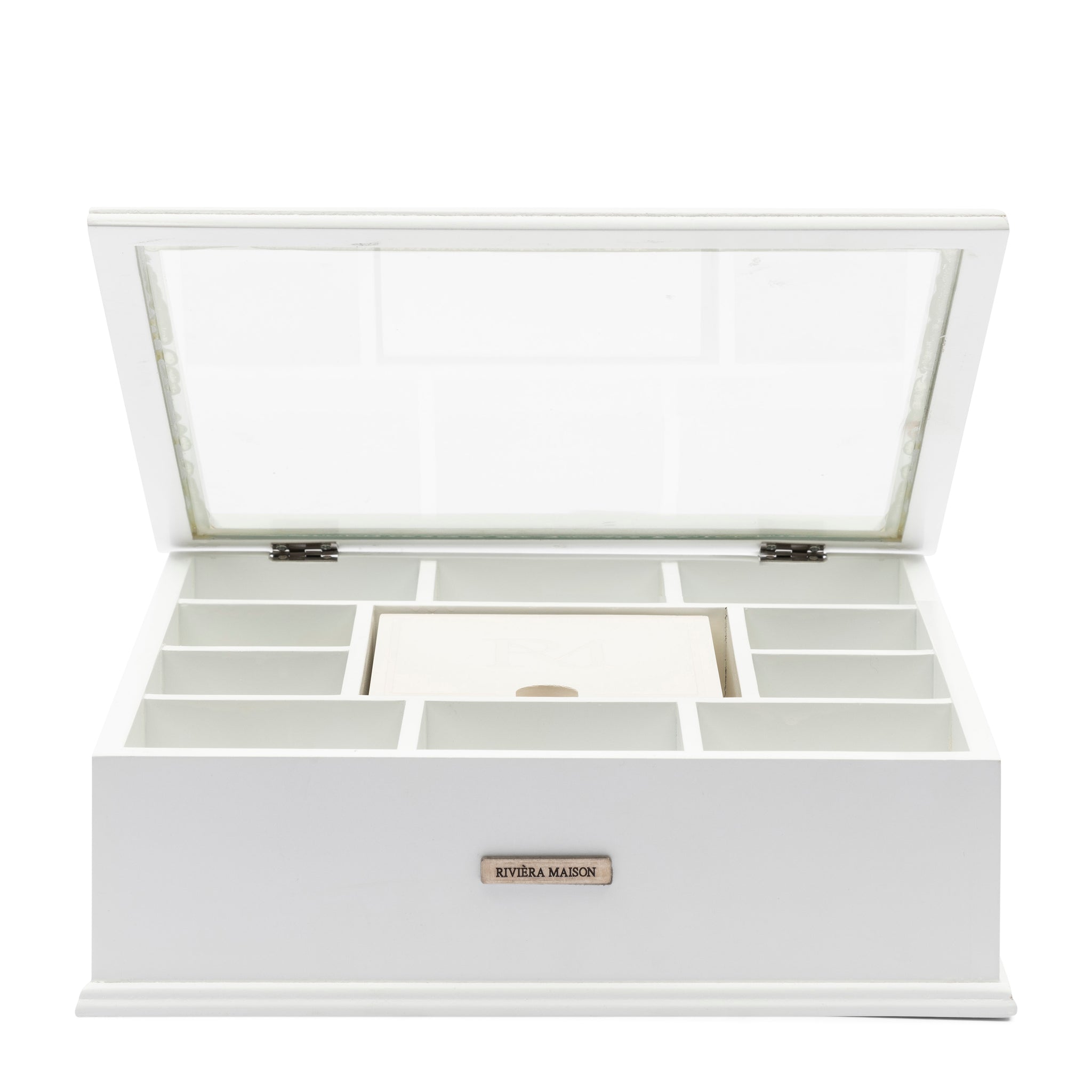 Riviera Maison – Tea Box with monogram coasters 6 pcs
