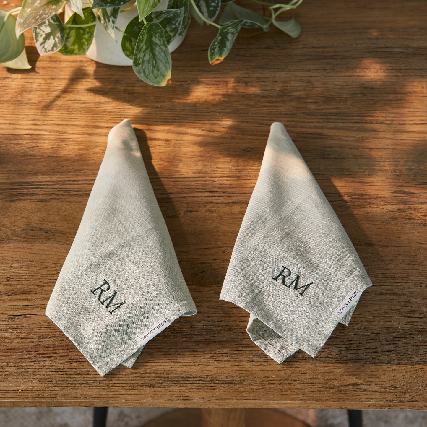 RM servetten Blissgreen, set van 2 stuks.