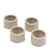 Servetring Rivièra Maison Portofino Set Of 4 pieces Flax