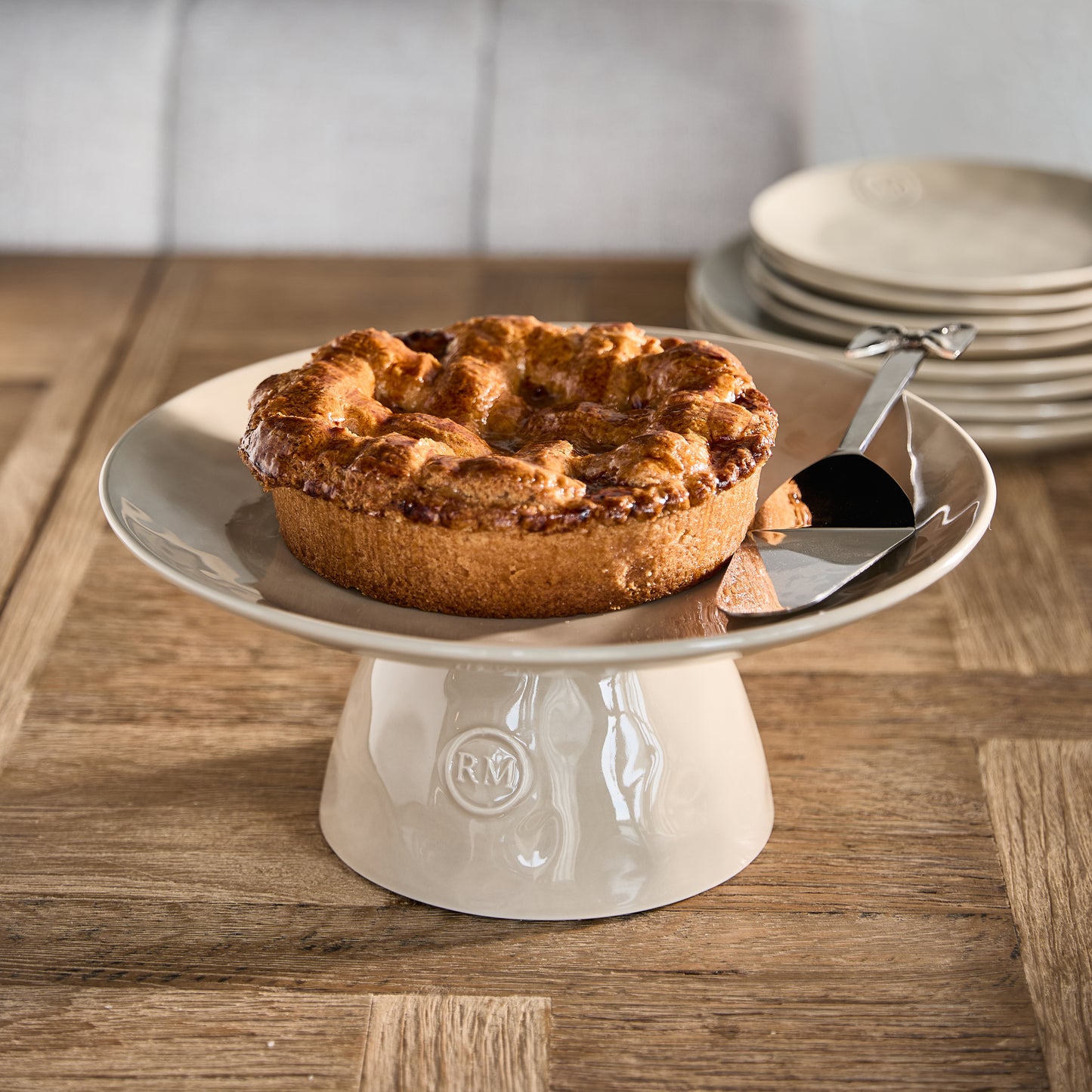 Taartplateau Rivièra Maison Portofino Cake Stand Flax