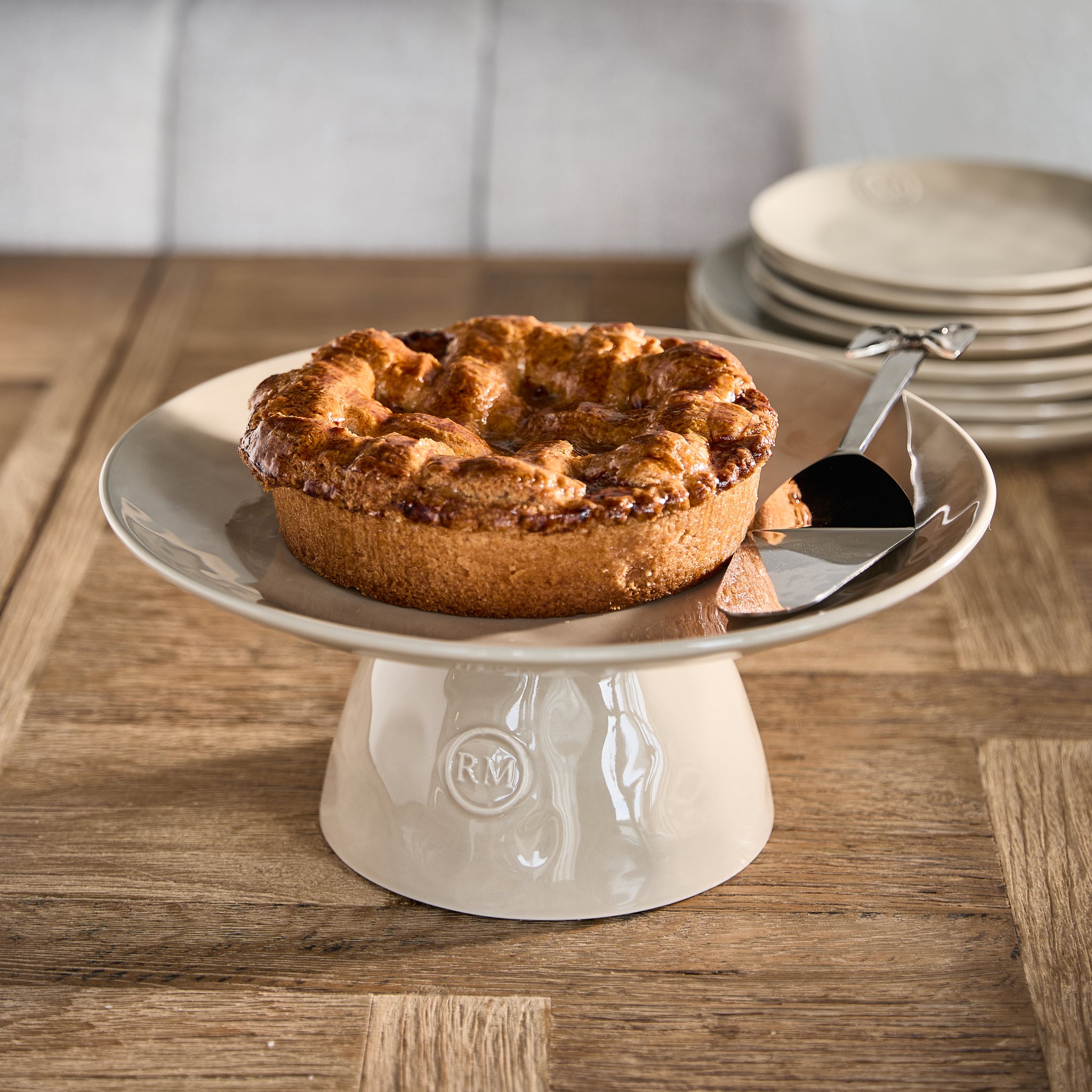 Taartplateau Rivièra Maison Portofino Cake Stand Flax