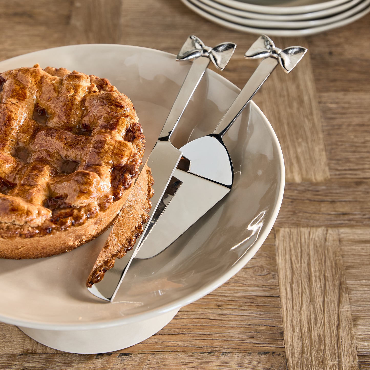 Taartplateau Rivièra Maison Portofino Cake Stand Flax