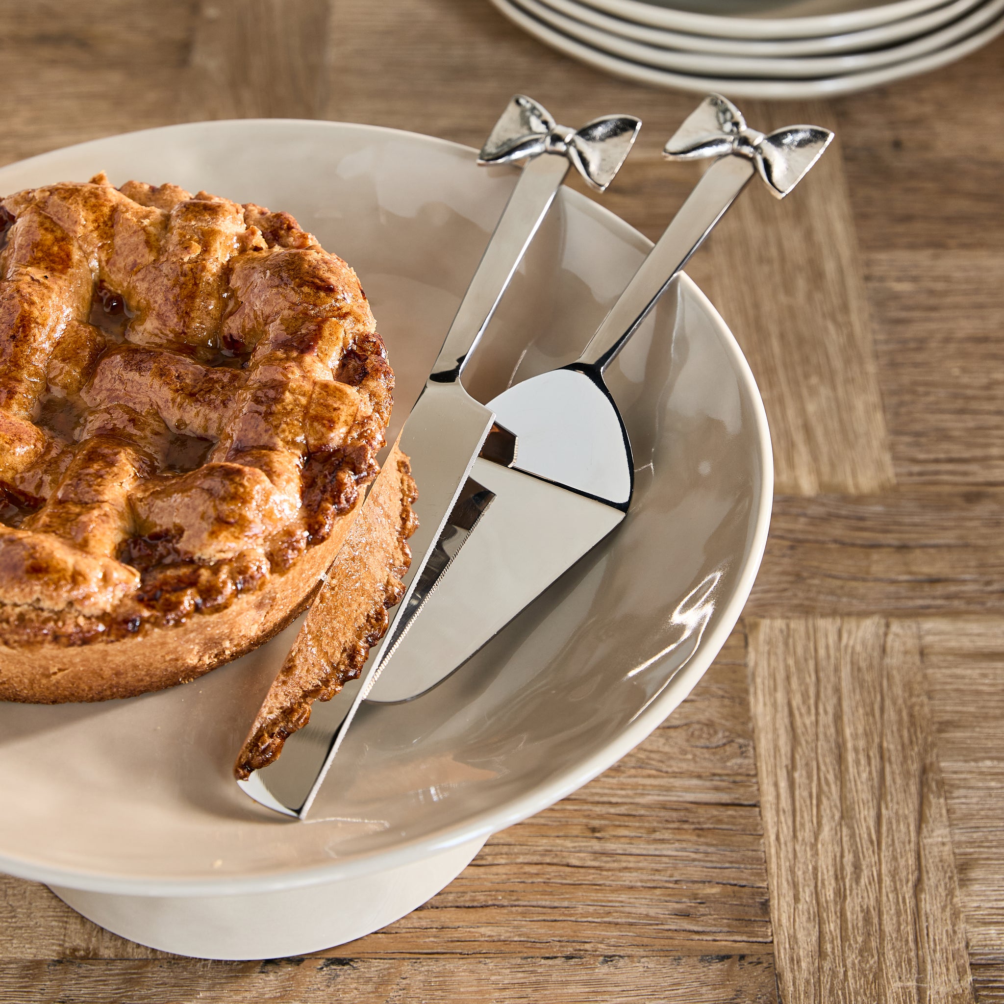 Taartplateau Rivièra Maison Portofino Cake Stand Flax