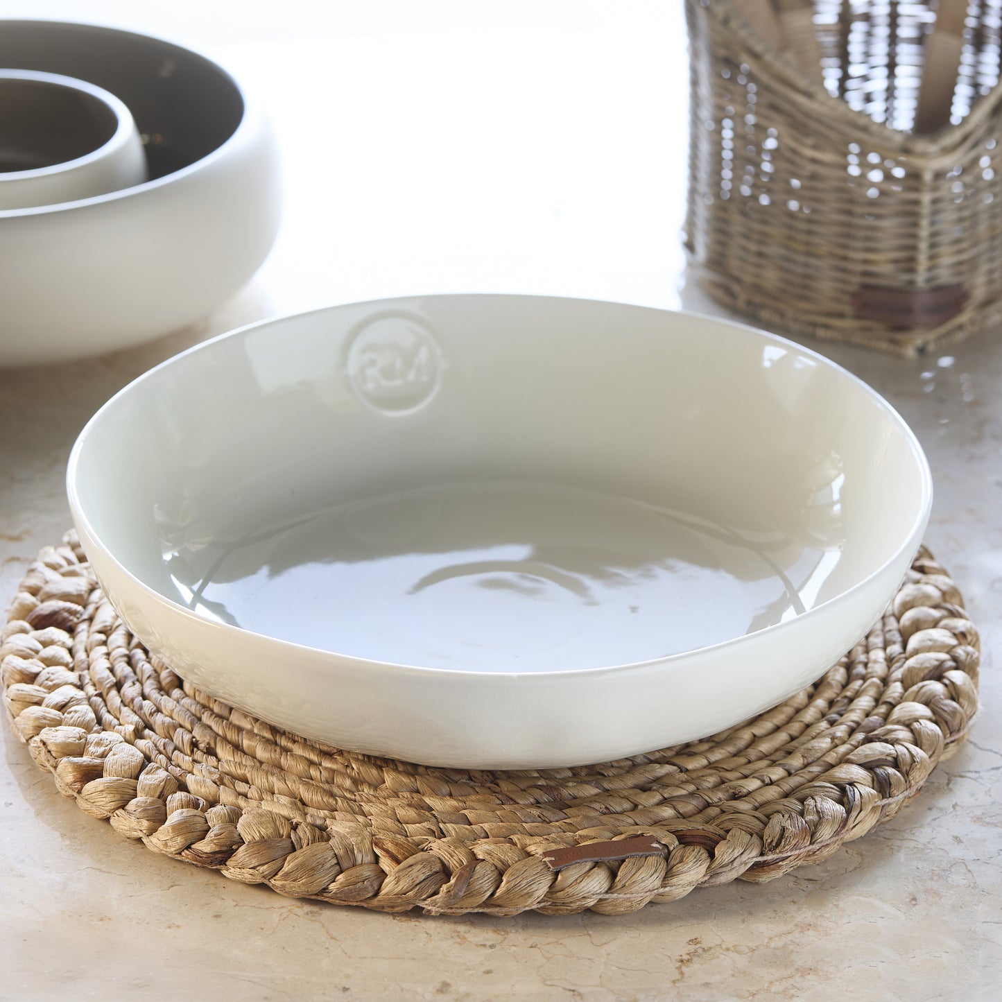 Portofino Serving Bowl White