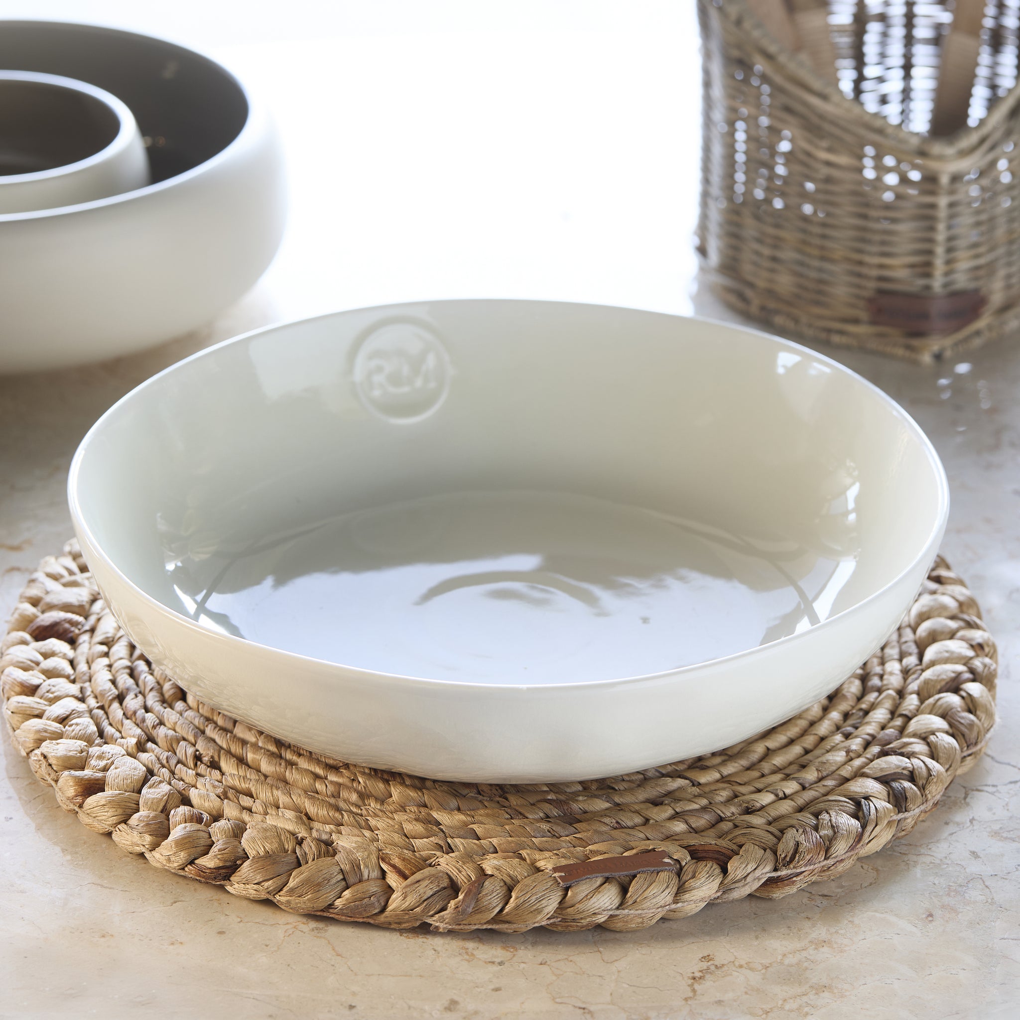 Portofino Serving Bowl White