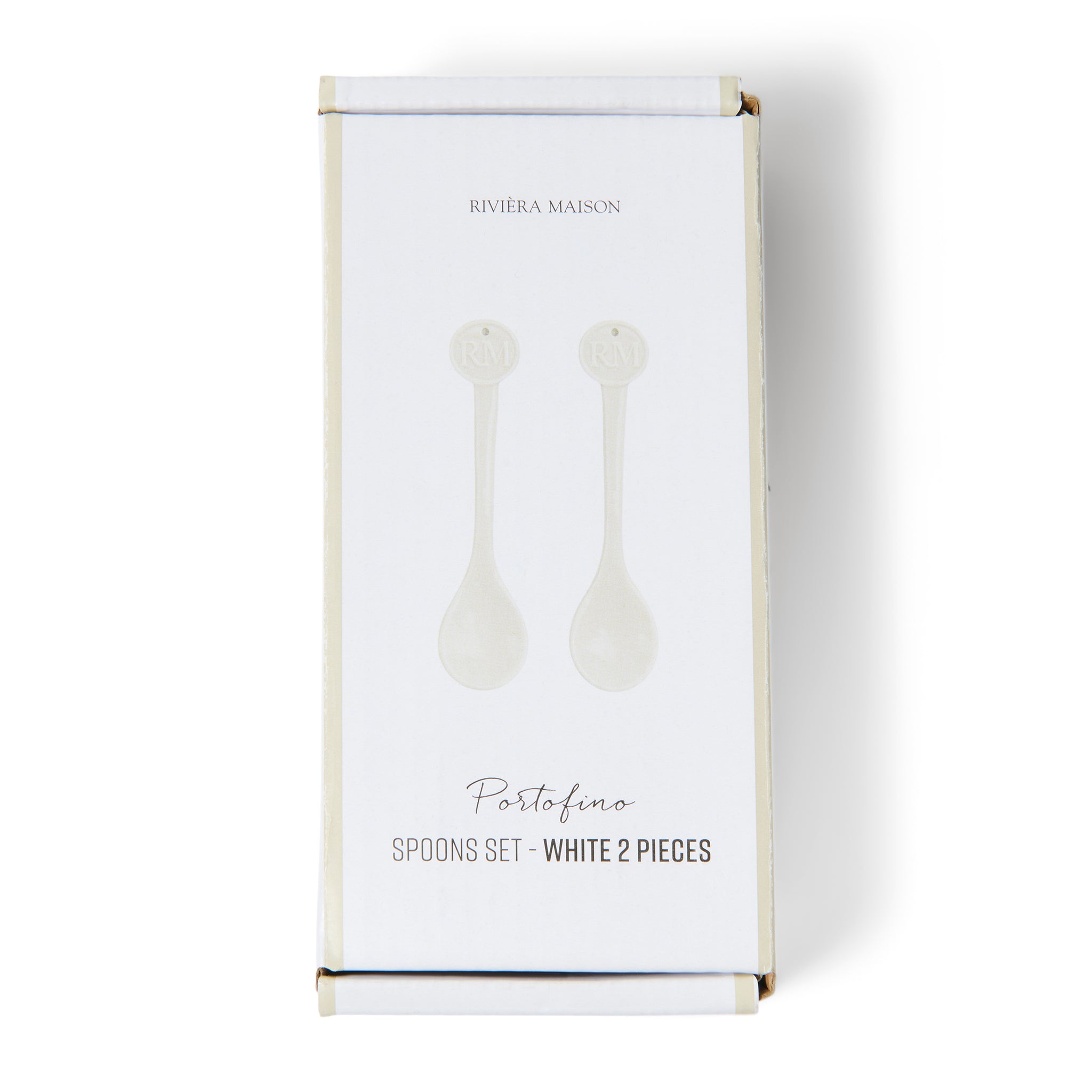 Portofino lepels white, set van 2