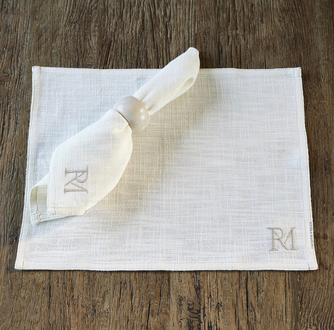 RM Monogram Napkin 4 Pieces verzending eind oktober 2026