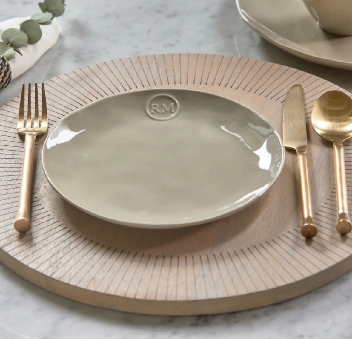 Ontbijtbord Rivièra Maison Portofino Flax