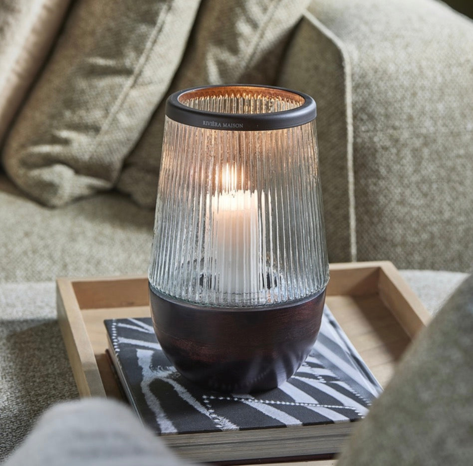 Calisto Windlicht Donkerbruin RM