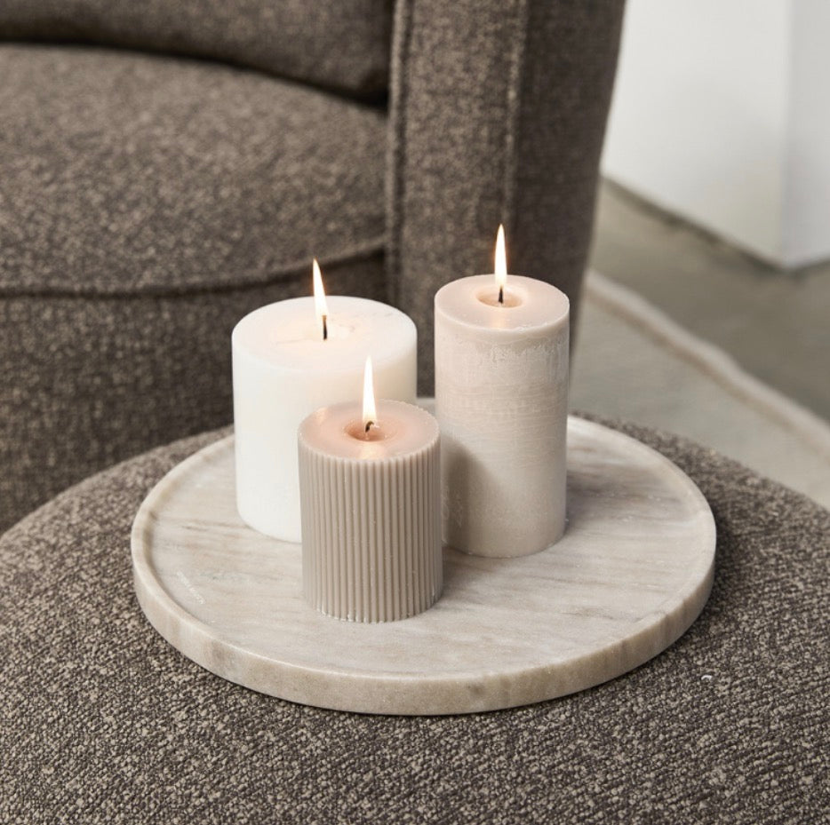 Riviera Maison Ribani Candle Platter Marmer
