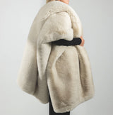 Riviera Maison Heather Faux Fur Throw Plaid 180x130 cm