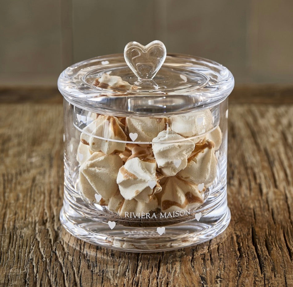 Riviera Maison Sweets Heart Mini Storage Jar